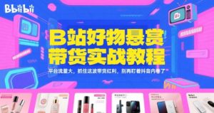 B站好物悬赏带货实战教程，平台流量大，抓住这波带货红利，别再盯着抖音内卷了-第一资源库